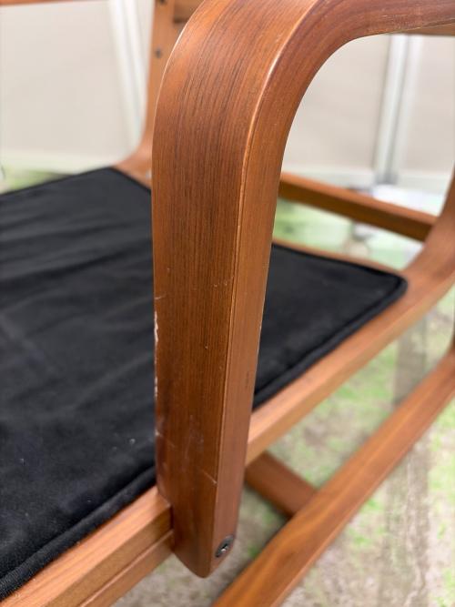 無印良品 (ムジルシリョウヒン) リビングでも使えるダイニングチェア ネイビー