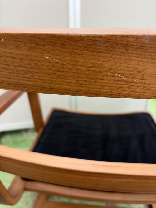 無印良品 (ムジルシリョウヒン) リビングでも使えるダイニングチェア ネイビー