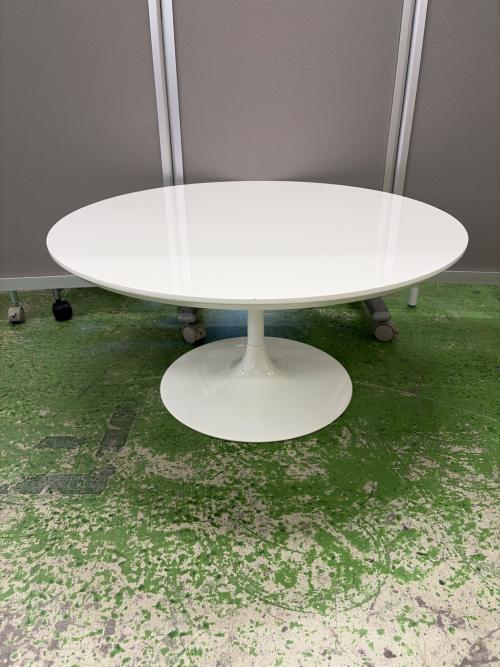 カナタ製作所 (カナタセイサクショ) 丸型ローテーブル ホワイト