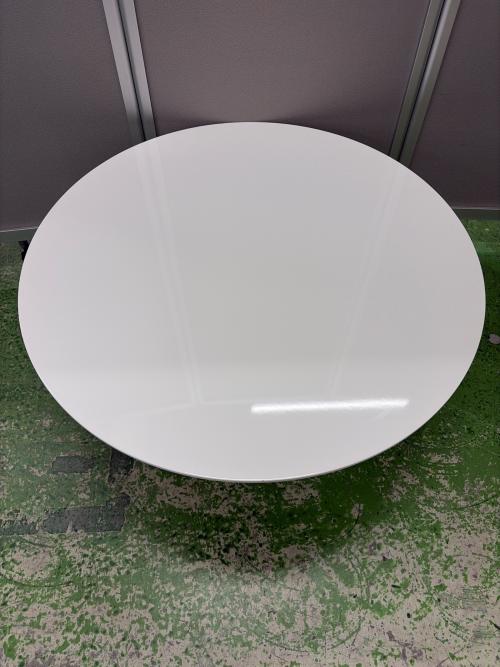 カナタ製作所 (カナタセイサクショ) 丸型ローテーブル ホワイト