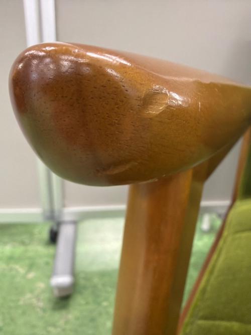 カリモク60 (カリモクロクマル) 2人掛けソファー W36173QW  モケットグリーン Kチェア