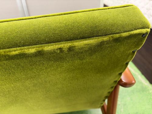 カリモク60 (カリモクロクマル) 2人掛けソファー W36173QW  モケットグリーン Kチェア