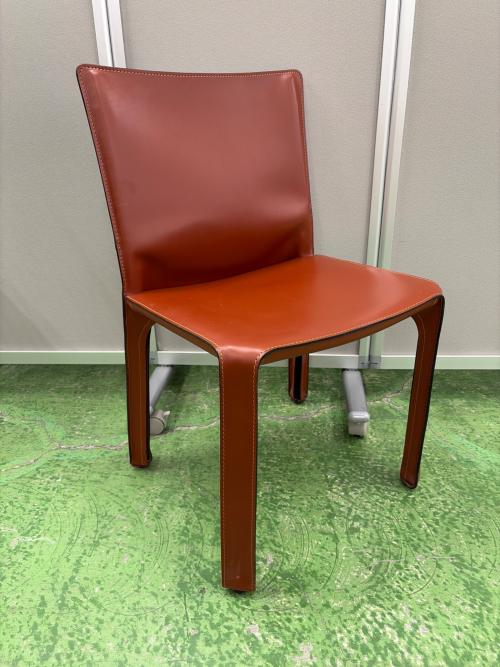 CASSINA (カッシーナ) ダイニングチェアー バーガンディー 412CAB アームレスチェア