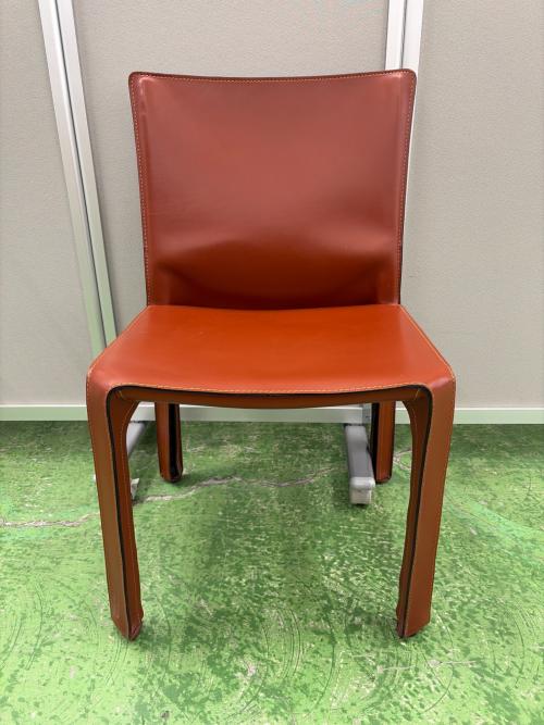 CASSINA (カッシーナ) ダイニングチェアー バーガンディー 412CAB アームレスチェア