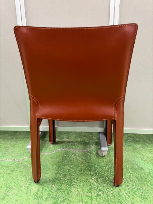 CASSINA (カッシーナ) ダイニングチェアー バーガンディー 412CAB アームレスチェア