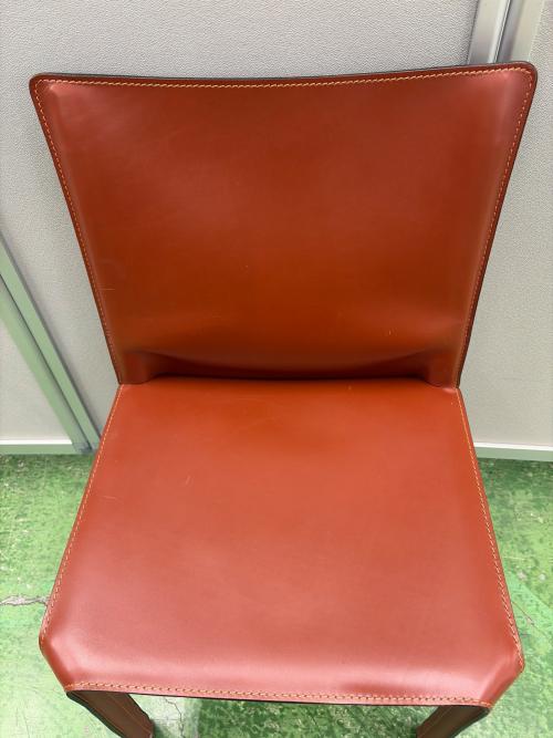 CASSINA (カッシーナ) ダイニングチェアー バーガンディー 412CAB アームレスチェア