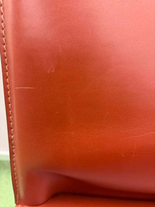 CASSINA (カッシーナ) ダイニングチェアー バーガンディー 412CAB アームレスチェア