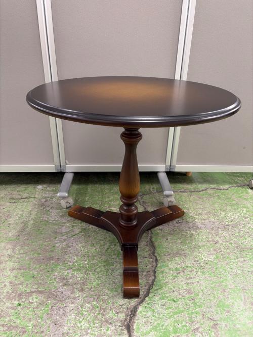 飛騨産業 (ヒダサンギョウ) カフェテーブル DK319 ブラウン 穂高