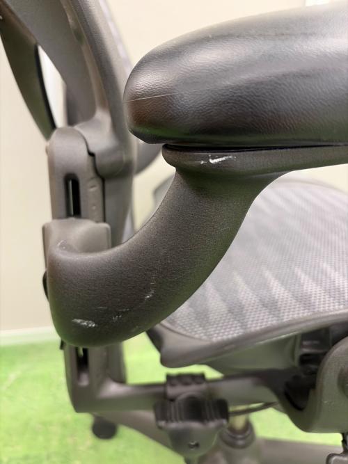 Herman Miller (ハーマンミラー) アーロンチェア クラシック Bサイズ　グラファイトベース ポスチャーフィットフル装備 AE113AWBPJG1BBBK4M02