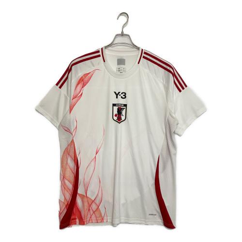 Y-3 (ワイスリー) トレーニングシャツ メンズ 3XL ホワイト×レッド