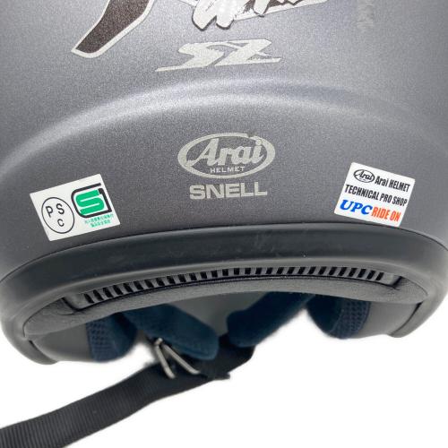 Arai (アライ) バイク用ヘルメット SZ-RAM3 シルバー 内部劣化有 PSCマーク(バイク用ヘルメット)有