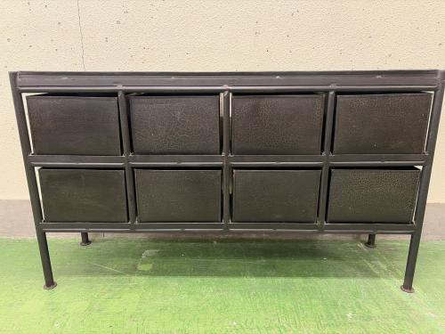 journal standard Furniture (ジャーナルスタンダードファニチャー) キャビネット 廃盤品 幅:約116㎝ ブラック GUIDEL 8 DRAWER CHEST WIDE