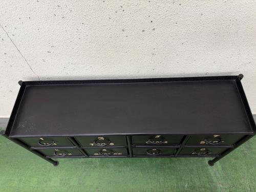 journal standard Furniture (ジャーナルスタンダードファニチャー) キャビネット 廃盤品 幅:約116㎝ ブラック GUIDEL 8 DRAWER CHEST WIDE