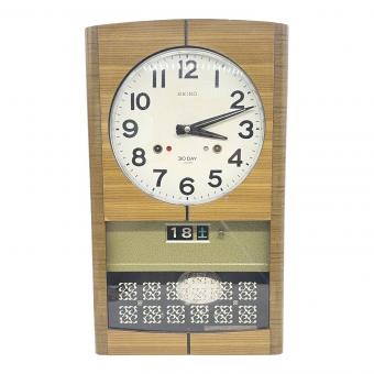 SEIKO (セイコー) ゼンマイ掛時計 動作確認済み 30日巻  4PC 30DAY