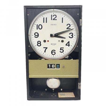 SEIKO 30日巻　ゼンマイ時計　機械時計　箱時計　4P404 ジャンク品 SEIKO (セイコー) ゼンマイ掛時計 動作確認済み 30日巻 4PC 30DAY