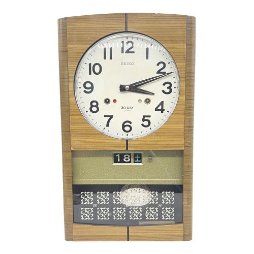 SEIKO (セイコー) ゼンマイ掛時計 動作確認済み 30日巻  4PC 30DAY