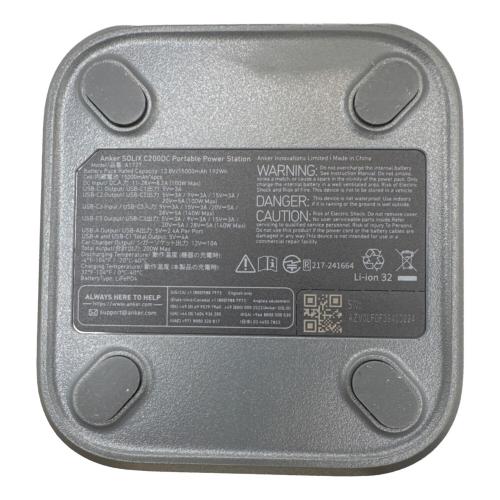 Anker (アンカー) ポータブル電源　Solix C200 DC Portable Power Station  A17275Z1