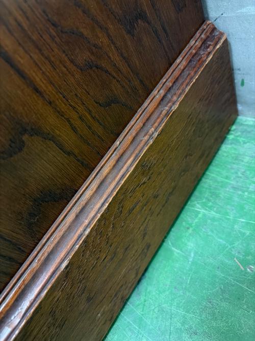 三越家具 (ミツコシカグ) キャビネット ガラス扉ヒビ有 ブラウン Brugge