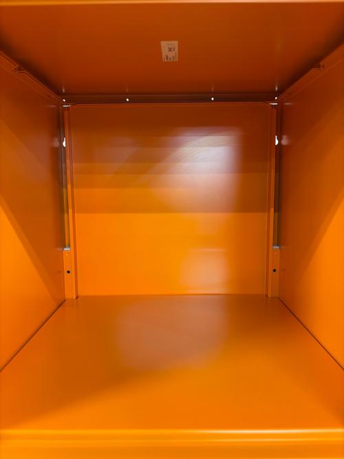 IKEA (イケア) キャビネット LIXHULT　廃盤カラー オレンジ