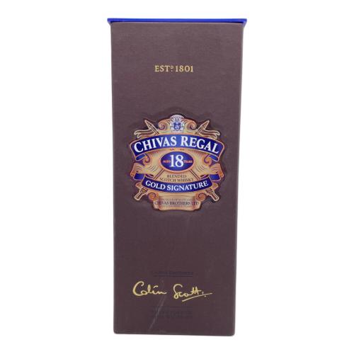 CHIVAS REGAL (シーバスリーガル) GOLD SIGNATURE  未開封 スコッチウィスキー 18年 750ml