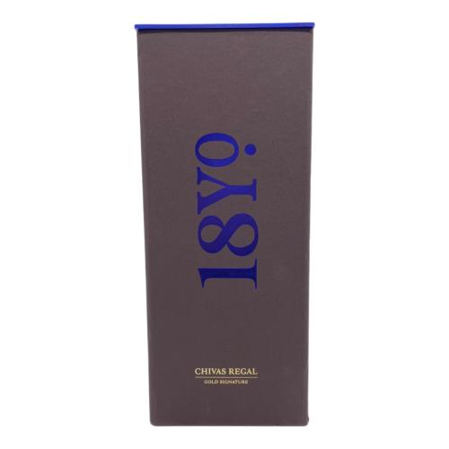 CHIVAS REGAL (シーバスリーガル) GOLD SIGNATURE  未開封 スコッチウィスキー 18年 750ml