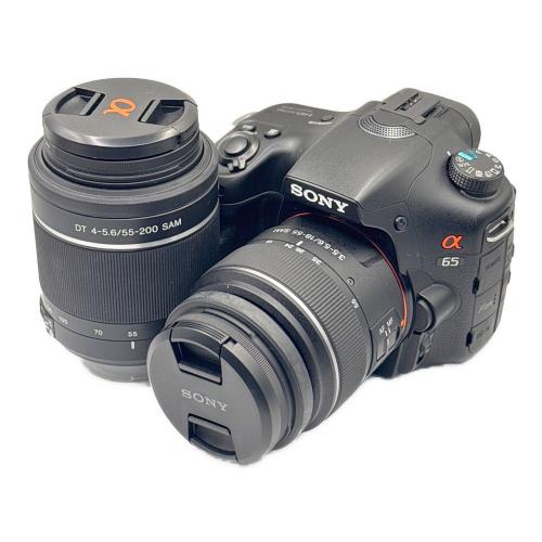 SONY (ソニー) デジタル一眼レフカメラ α65 ダブルズームレンズキット