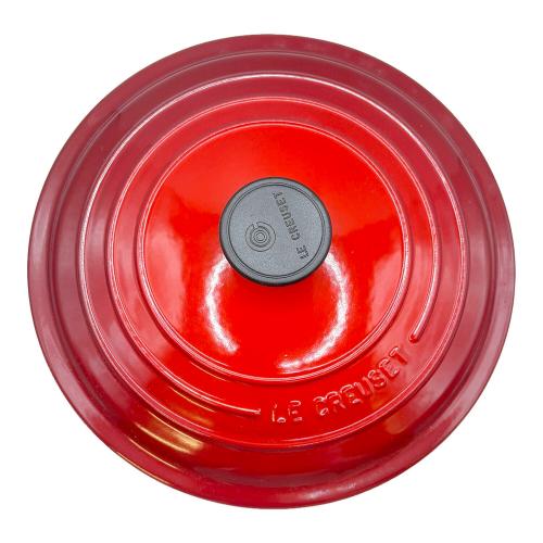 LE CREUSET (ルクルーゼ) 両手鍋 SIZE 26cm レッド
