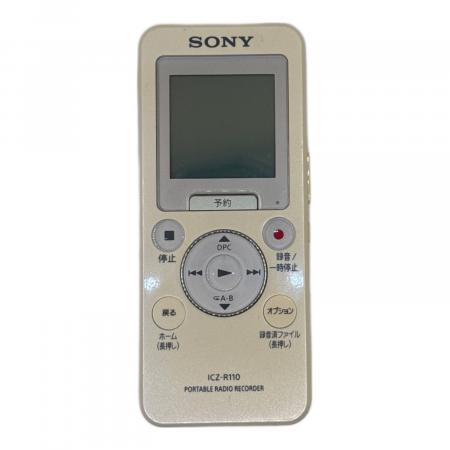 ソニー ポータブル ラジオ レコーダー ICZ-R110 傷　汚れあり SONY (ソニー) ICレコーダー ICZ-R110｜トレファクONLINE
