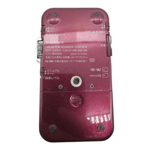 SONY (ソニー) リニアPCMレコーダー PCM-M10