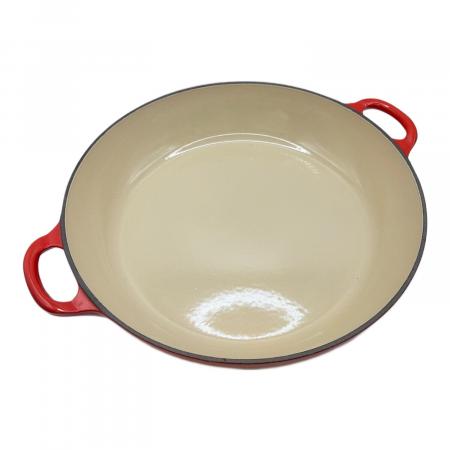 LE CREUSET (ルクルーゼ) 両手鍋 SIZE 30cm レッド｜トレファクONLINE
