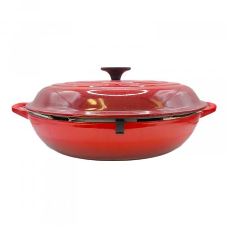 LE CREUSET (ルクルーゼ) 両手鍋 SIZE 30cm レッド｜トレファクONLINE