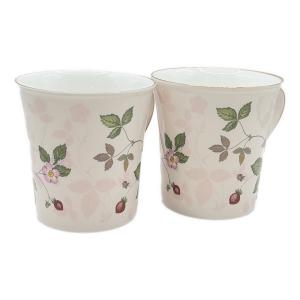 Wedgwood (ウェッジウッド) ペアマグカップ ワイルドストロベリー
