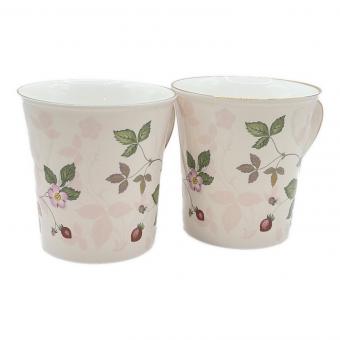Wedgwood (ウェッジウッド) ペアマグカップ ワイルドストロベリー