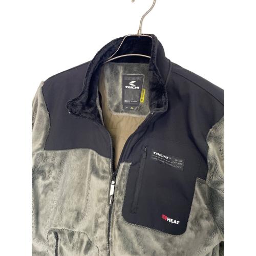 TAICHI (タイチ) e-HEAT フリース インナーパーカ メンズ SIZE XL ブラック×グレー