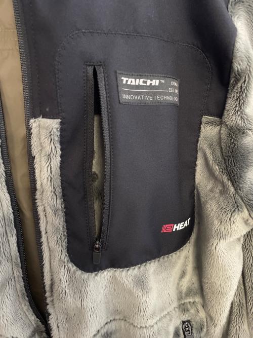 TAICHI (タイチ) e-HEAT フリース インナーパーカ メンズ SIZE XL ブラック×グレー