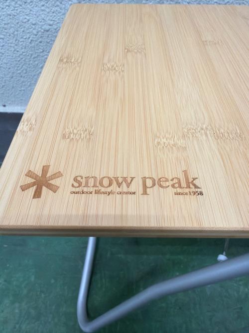 Snow peak (スノーピーク) アウトドアテーブル MY23B-2 MYテーブル竹