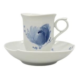 Meissen (マイセン) カップ&ソーサー ② 青い花