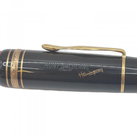 【T】稀少　MONTBLANC Hemingway　モンブラン　ヘミングウェイ MONTBLANC (モンブラン) ヘミングウェイ 万年筆 4810 @ Π ブラック