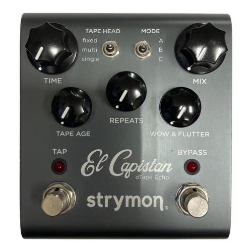 strymon (ストライモン) ディレイ 箱 書類 ステッカー付 El Capistan dTape ECHO