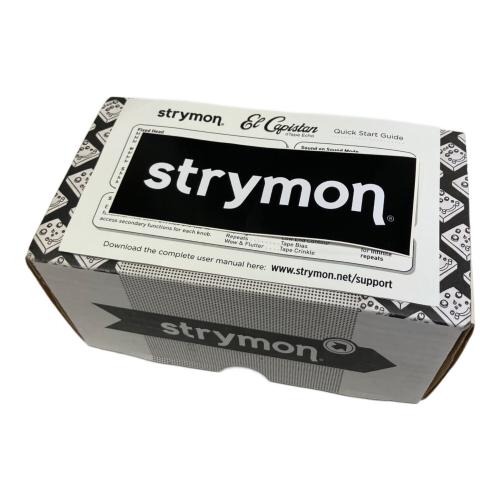 strymon (ストライモン) ディレイ 箱 書類 ステッカー付 El Capistan dTape ECHO