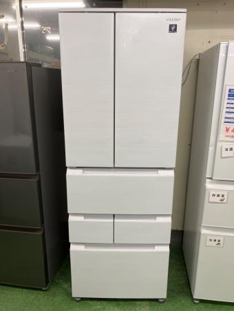 SHARP (シャープ) 6ドア冷蔵庫 SJ-MF46M-W 2024年製 457L