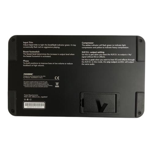 FISHMAN (フィッシュマン) マルチエフェクター プリアンプ ToneDEQ Preamp EQ