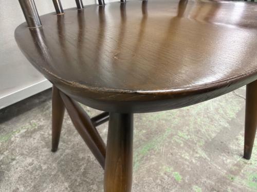 ercol (アーコール) ダイニングチェアー ブラウン
