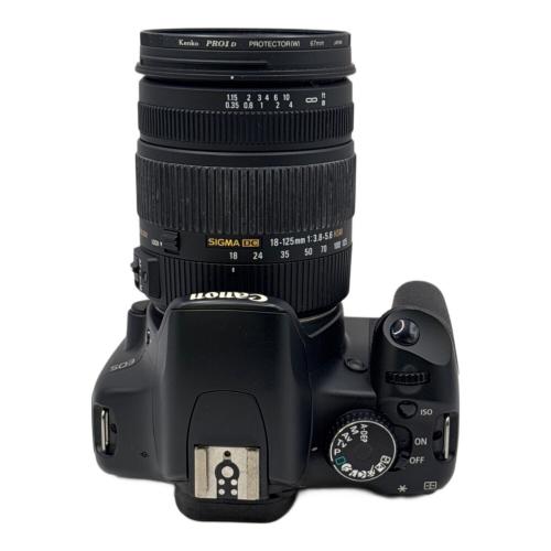 CANON (キヤノン) デジタル一眼レフカメラ EOS KISS X2 SIGMA 18-125mm F3.8-5.6付