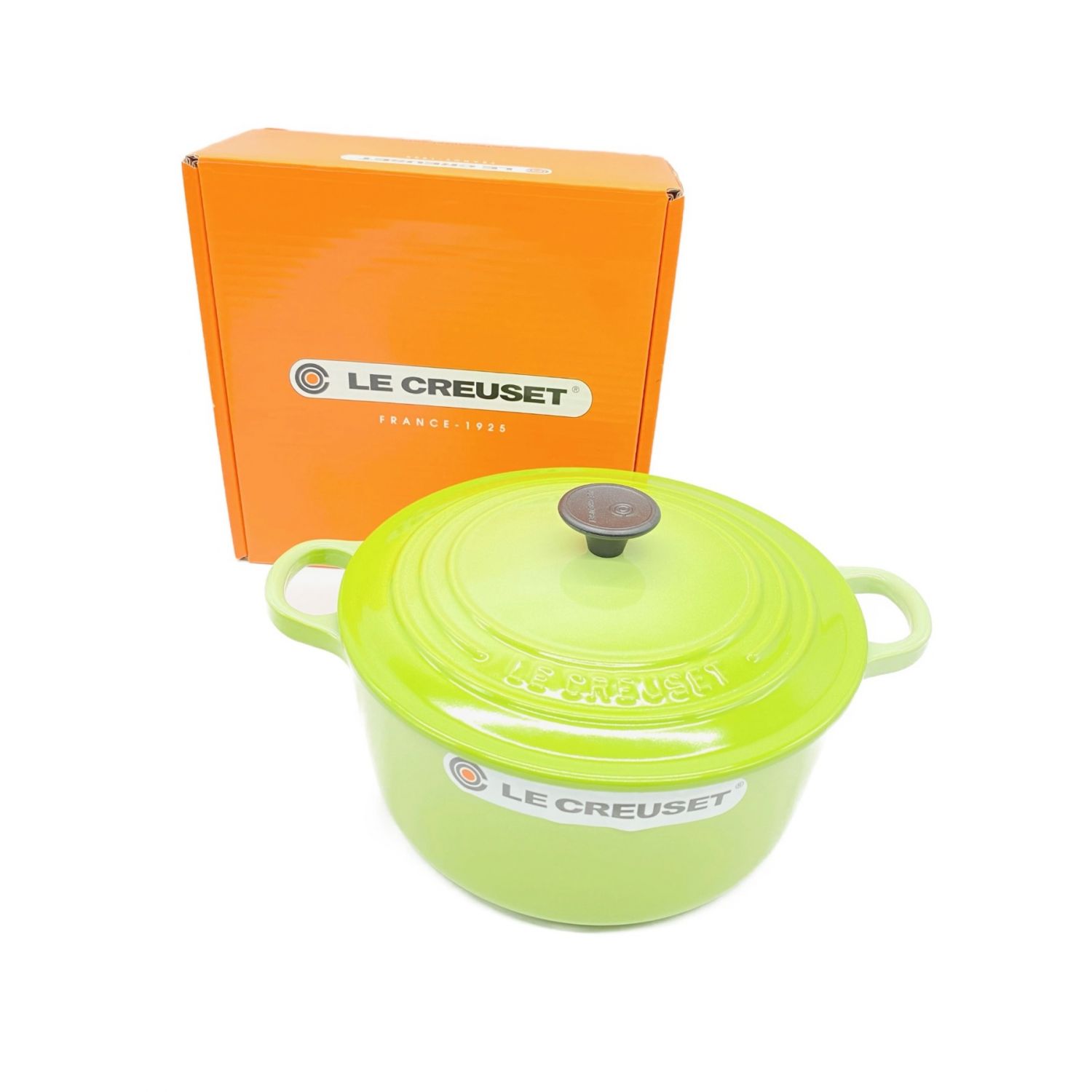 LE CREUSET - 新品 未使用 ルクルーゼ ココットロンド22cm オレンジ4個