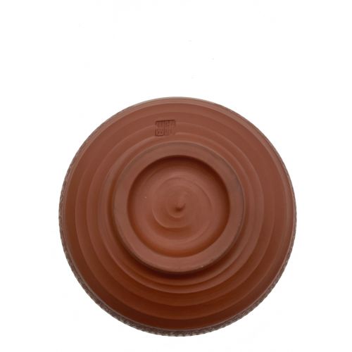 常滑焼 トコナメヤキ 茶碗 水上暁山 小倉百人一首 朱泥 トレファクonline