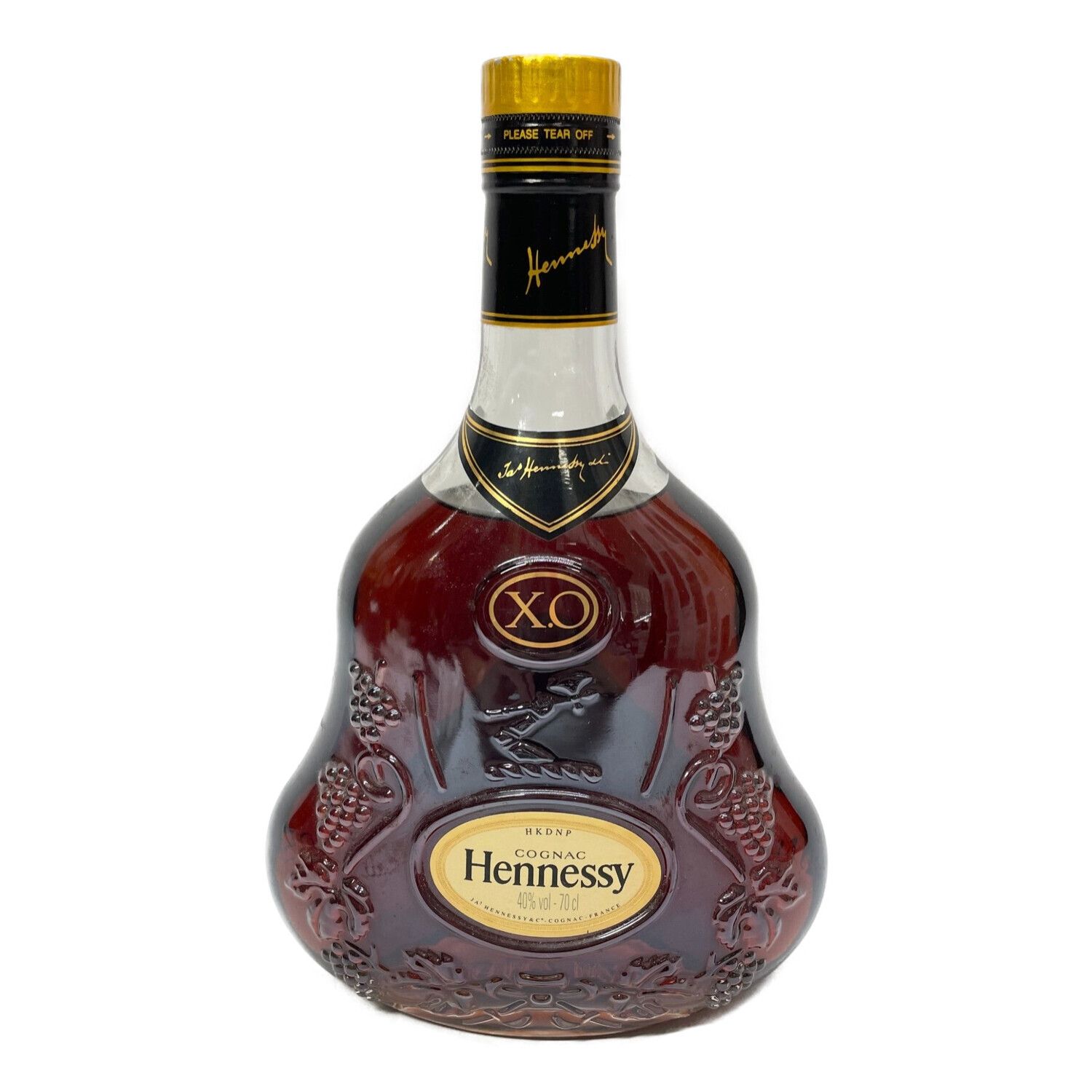 ヘネシー (Hennessy) コニャック 700ml XO 金キャップ クリアボトル 未