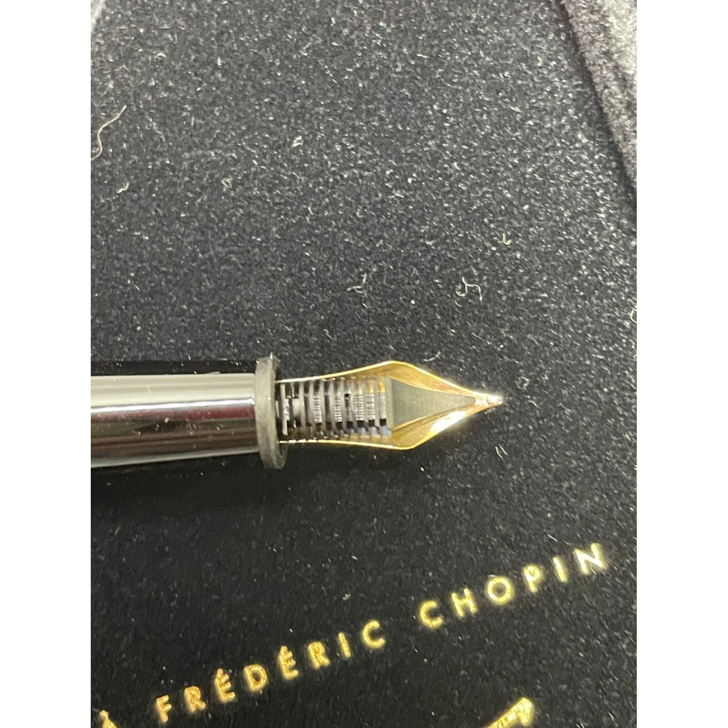 モンブラン 万年筆 マイスターシュテュック 14K GP レジン ニブ不明