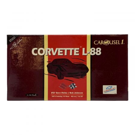 CAROUSEL1 ミニカー 1/43スケール CORVETTE L-88 Dave HEINZ/Bob Johnson