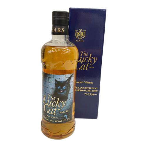 本坊酒造 (ホンボウシュゾウ) ウィスキー 700ml MARS ザ・ラッキーキャット アッシュ99 未開封
